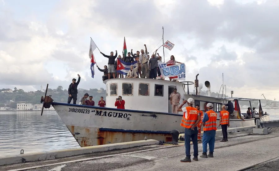 Flagship of 'Nuestra América' Convoy Arrives in Havana with Humanitarian Aid