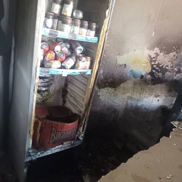 Пожар в салоне красоты в Ольгине