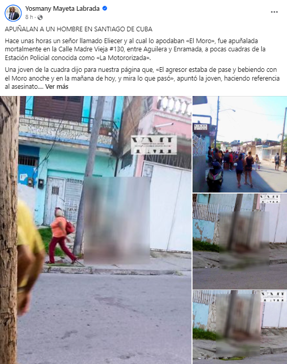 Мужчина погиб от ножевого ранения в Сантьяго-де-Куба во время волны насилия