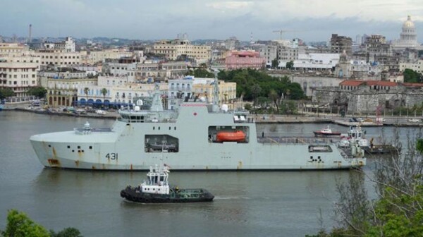 Эскадра ВМФ России прибывает в Кубу